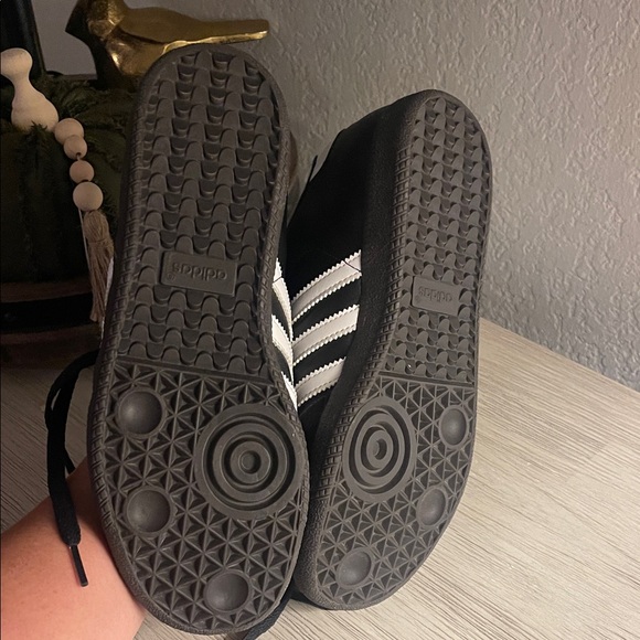 Adidas Samba Black with White Stripes Men's 5.5 - Picture 5 of 11